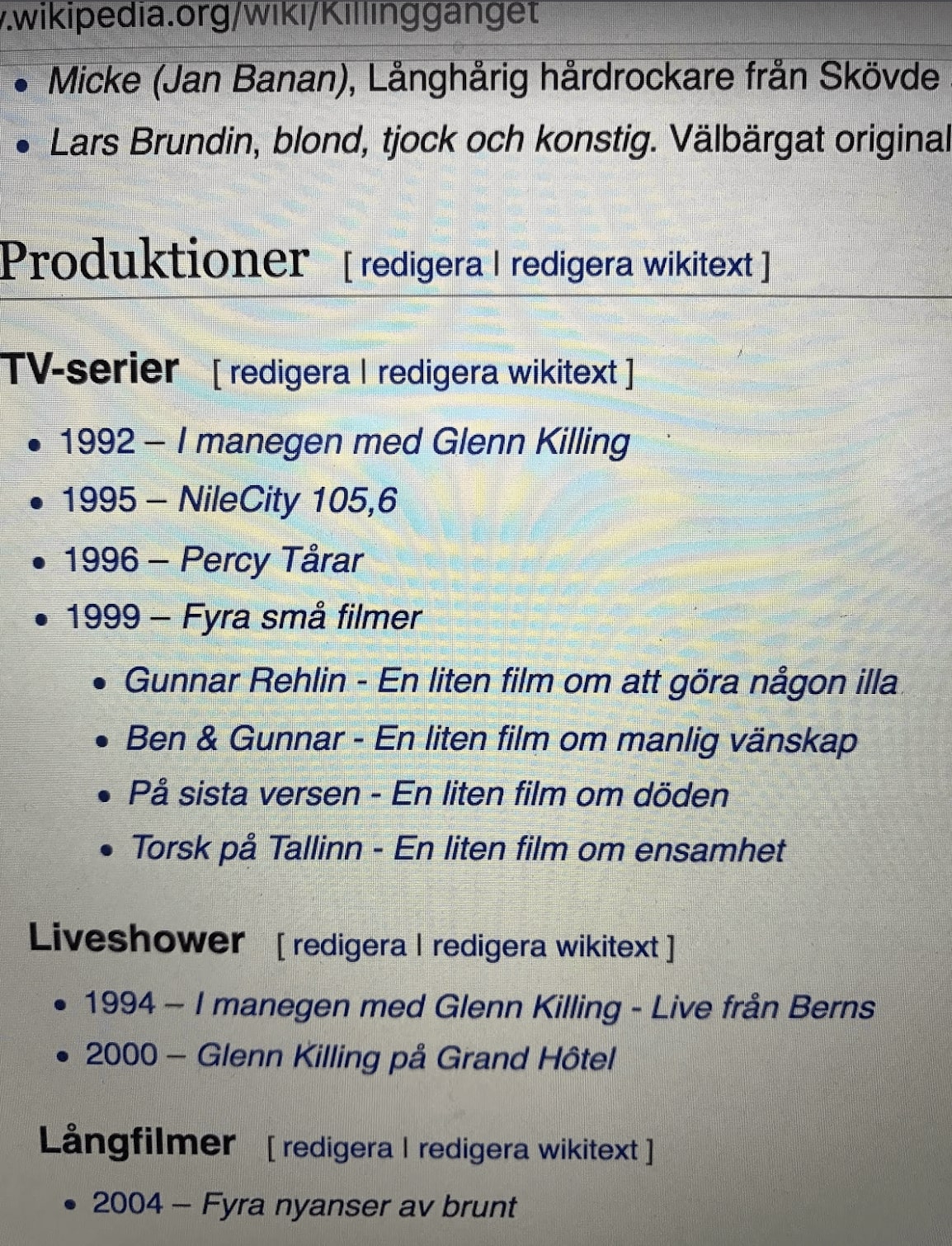 Foto på Hannes iPhone